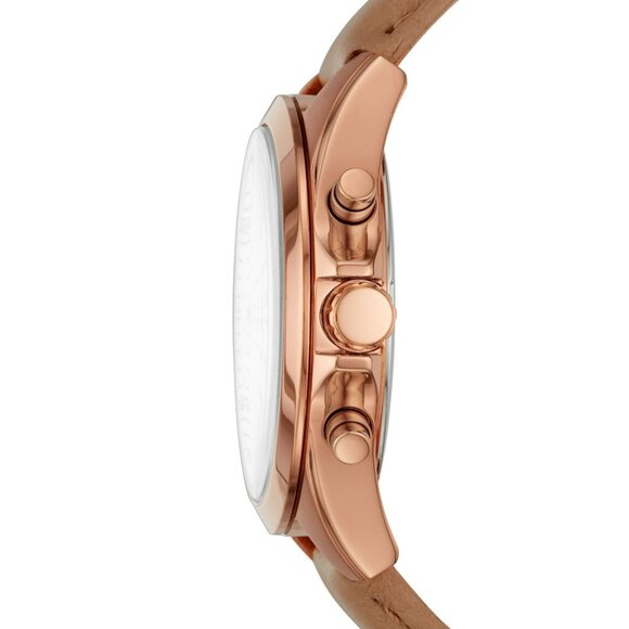 Fossil Fossil Women\'s Modern Courier Chronograph Tan Leather Watch fossil BQ1751 main image 6
